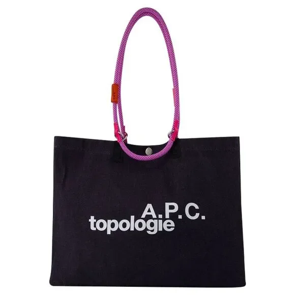A.P.C. | Bags | Topologie Shopper Bag Apc Cotton Pink | Poshmark